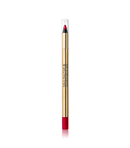 Max Factor Colour Elixir Lip Liner Red Blush 12 – Perfekt definierte Lippenkontur für formvollendete, in Szene gesetzte Lippen – Mit geschmeidigem Auftrag