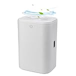 700ml Portable & Quiet Dehumidifier for Home, Small Air Dehumidifier for Bedroom, Office, Caravan - 12V Compact Mini Dehumidifier with Removable Water Tank, 40W Energy Efficient for Home (White)
