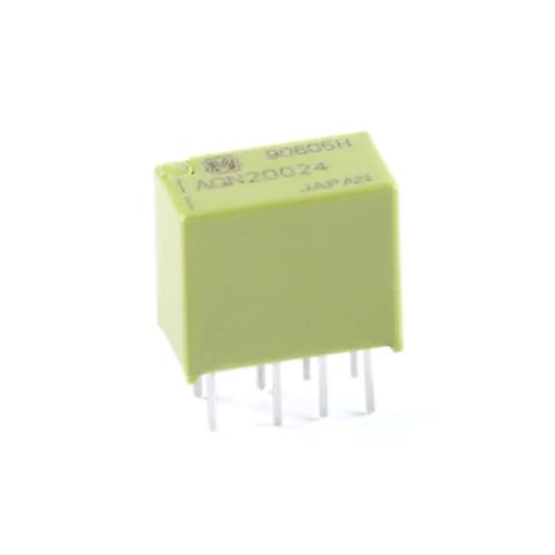 Relé de señal AGN20024 mini con 10 pines para soldadura en PCB