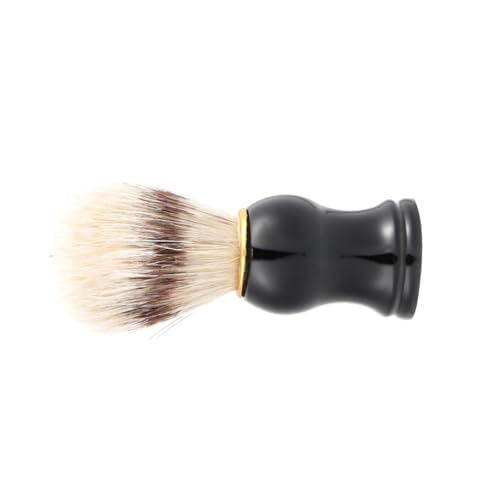 FOYTOKI Nylon Brush Beard Shaving Tool Men's Brush Comfortable Grip for Grooming