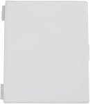 Microscope Slide Box with Latch Lock, Holds up to 100 Slides, White