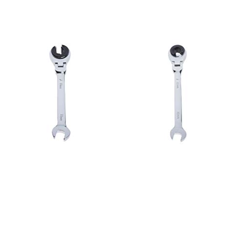 LOVIVER 2x Chaves De Chave De Catraca Para Tubos Cabeça Flexível 72