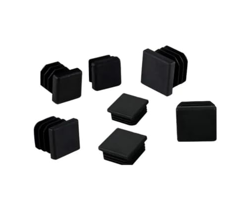 Tapas de extremo ciegas plástico rectangular de 40x80mm, tapones para patas de muebles 2