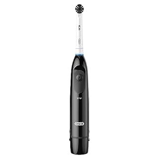 Oral-B Pro 100 Charcoal, Battery Powered Electric Toothbrush, Black