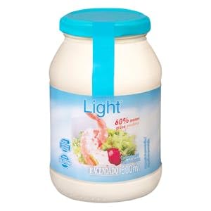 Salsa Light Hacendado Tarro 500 ml Pack 2