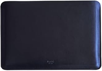 Case 13-inch MacBook Air 2023 M1 M2 chip Genuine Vintage Leather Sleeve A2337 A2179 A1932 (2018-2023) MacBook Pro M1/A2338 A2251 A2289 (2016-2021) (Horizontal, Black)