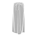Womens Gold Velvet Maxi Skirts Solid Lace up Elastic Waist Skirt Loose Fashion Comfy A-Line Swing Midi Clothes White M