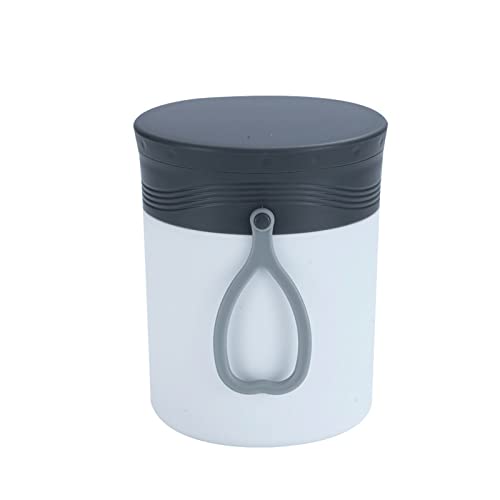 Bento Boxes - Lonchera térmica portátil para llevar sopa, desayuno, microondas, taza de gachas sellable (color: blanco)