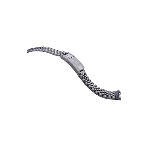 Bracelet Jubilee Seiko en acier inoxydable massif avec maillons robustes et finition brossée