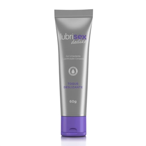 Gel Lubrificante Lubrisex Deslize 60g Siliconado Toque Aveludado Super Deslizante Seguro para Preser