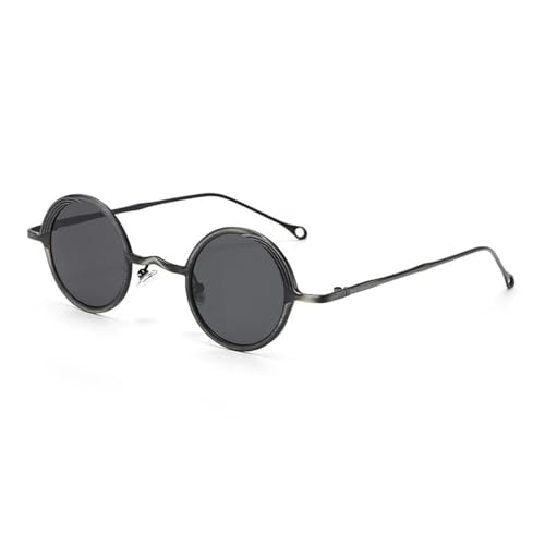Lunettes de soleil rétro en métal pour festivals et mode urbaine