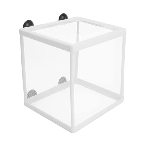 Generic 魚 繁殖隔離ボックス 吸盤付き 隔離 網 ネット 産卵観察 孵化 繁殖 稚魚保護 取り付け簡単 省スペース 軽量 持ち運び便利 観賞魚 熱帯魚 金魚 メダカ ベタ エビなど 魚タンク 水槽 水族館 ペット用品 プレゼント ギフト 贈り物