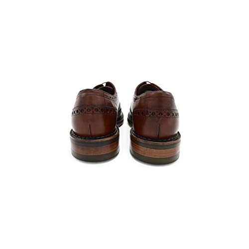 Zapatos de cuero para hombres hechos a mano con diseño Oxford premium 4