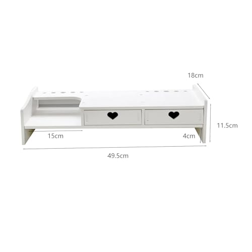 Stand Riser con Cajón para Laptop, Organizador de Escritorio miniatura 3