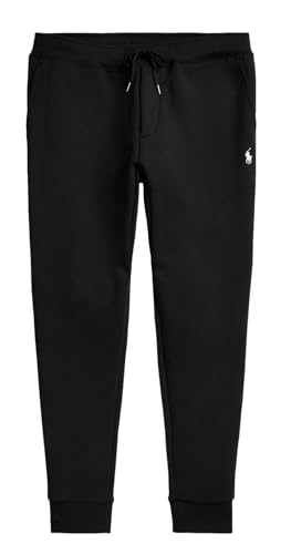 POLO RALPH LAUREN Mens Double Kint Jogger Pants (M PoloBlack)