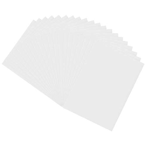 20 PCS EVA Foam Sheets DIY Handcraft Materials 1mm Thick 15.7 x 11.8 Inches White EVA Foam Papers for Arts and Crafts (White)