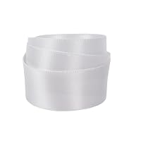 Nastro di raso double face, dimensioni 50 mm x 10 metri (rosso) per regali, avvolgere feste, eventi, matrimoni, Natale, artigianato, fiocchi, auto