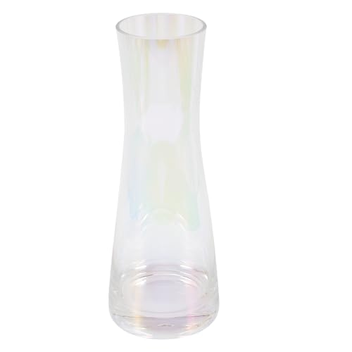 Vase en verre coloré à lignes simples au design classique raffiné - 2