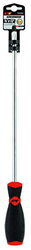 Performance Tool W30983 Black & Red Slotted Screwdriver, 3/8" X 12" #TOP1