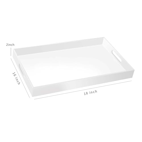 1816-Inch-Glossy-White-Acrylic-Serving-Tray-with-Handles-Extra-Large-Ottoman-Tray-Decorative-Tray-Spill-Proof-Coffee-Table-Space-Saver-Oversize-Counter-top-Organizer-Platter-with-Safe-Edge