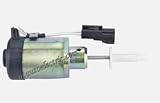 Fuel Shut-Off Solenoid, 12V, 2 Term, Repl, Kubota, 1G939-60010, Shindengen PS45CZ250, Syncro Start, PS45CZ250, D1503 and V2203 engine In USA