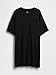 GAP Womens Logo Knit Dress True Black Logo L