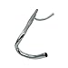 Colaxi Road Bike Handlebar Bike Drop Bar Sturdy Easy to Install Accessories, Premium Replaces Aluminum Alloy Bicycle Handlebar, Silver