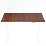 FANZTOOL Tischplatte Braun 140x70x1,8 cm, MDF Holzplatte mit Hochdrucklaminat, Arbeitsplatte für Schreibtisch und Esstisch
