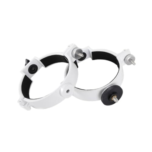 AMSLSIU Telescope Tube Rings Metal Astronomical Telescope Tube Mounting Rings Parts High Performance Easy Installation 80DX Accessories Easy Installation 80DX Inside Diameter 80mm