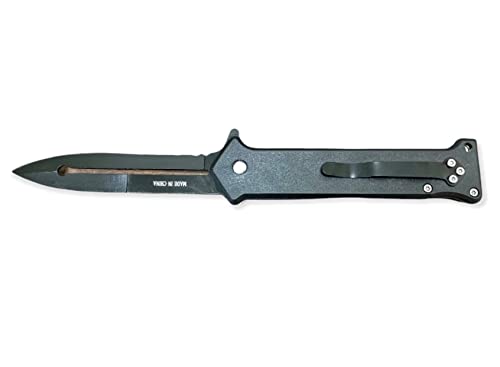 8Inch Joker Knife Jo5 Spring Assisted Open Folding Pocket Knife. Pocket Clip Included, Blue #TOP5