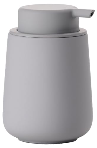 ZONE DENMARK Nova Soap Dispenser - A Fusion of Sleek Design and Durable Material - Elevate Your Bathroom with Sophistication and Practical Elegance. A Stylish and Functional Bathroom Accessory