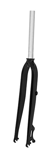 Forcella in ALLUMINIO 6061 per MTB 29 nero lucido con sgancio Quick release, per freni a disco ATTACCO POST MOUNT, 1 1/8