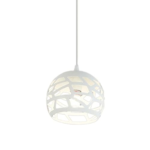 HEBXMF Lampadario Rotondo In Ferro Battuto Cavo, Apparecchi Di Illuminazione Decorativi Moderni In Stile Minimalista, Lampada A Sospensione A Vite E27 A Testa Singola, Droplight Studio Soggiorno Balco