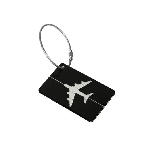Tag De Mala De Aluminio Com Alça De Aço, Etiqueta Para Identificação De Bagagem, Identificador de Ba