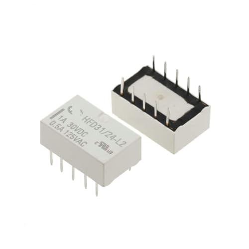 Relé HFD31/12-L2S DIP SMT mini componentes de 10 pines 1A lote de 5 piezas 6