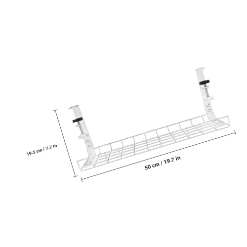 SECFOU Bandeja para Gestión de Cables de Escritorio 500mm No Requiere Taladro Organizador de Cables para Oficina y Hogar miniatura 2