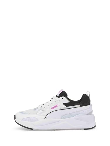 Baskets blanches PUMA X-Ray 2 Square Glow JR 383721 02 avec details brillants
