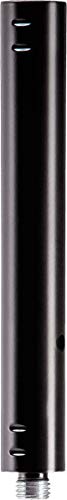 K&M 21329 Satellite Speaker System Adapter - Black, M20 Connectivity, Minimalist Style, 250mm Height, 1 Count
