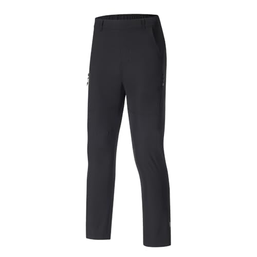 Santic Calça de ciclismo masculina de secagem rápida, leve, para corrida, caminhada, esportes ao ar