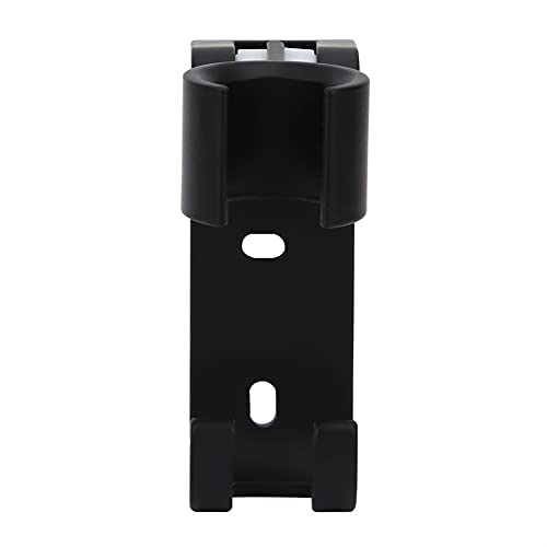 Soporte para cabezal de ducha ajustable negro mate de pared para baño con tornillos 6