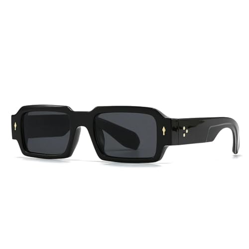 Lunettes de soleil à rivets vintage punk femmes pour terrasses et festivals