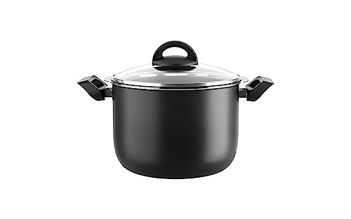 Conjunto Cozi Vapore 20 + Forma Pudim, BRINOX REVESTIDOS, Preto