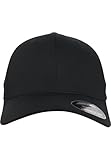 Flexfit Gorra Unisex de algodón orgánico, Unisex Adulto, Gorra, 6277OC, Negro, S-M