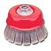 JAZ USA .009" Wire Size,Cable Style ,Steel Wire Cup Brush With Protective 3" Guard