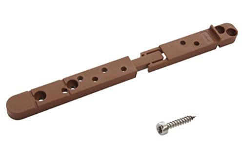 wolfcraft Verbinder-Set Terrassendielen „Verdecktes Verschrauben“, 140-tlg. I 6972000 I Verbinder für unsichtbar verschraubte Holzterrassen