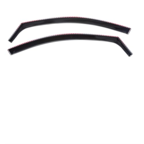 SCOUTT J&J Automotive GP Windabweiser passend für Volkswagen Caddy 2003-2020 2tlg Vorne und Hinten Regenabweiser Passform Getönt Schwarz