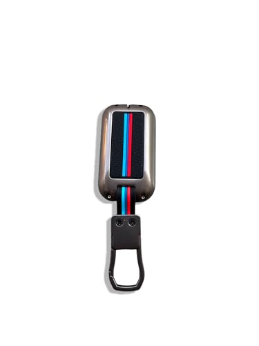 Image of TechSrmaji Metal Key Cover Compatible with Baleno, Grand Vitara, XL6, Swift, Brezza, Celerio, Ignis, Ertiga, Dzire, Fronx, Urban Cruiser, Rumion, Glanza, 2 Button Smart Key