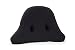 The Womfy Ear & Neck Pain Relief | Back & Side Sleeper Pillow | Anti-Wrinkle | CPAP | So Comfy Black Medium Soft