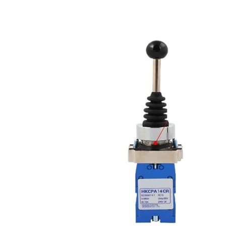 Interruptor con palanca de mandos XD2 serie HKC, monopalanca, interruptor maestro cruzado basculante, 2 vías, 4 vías, reinicio automático, bloqueo automático, 2NO, 4NO, tamaño del orificio 22mm(4 way