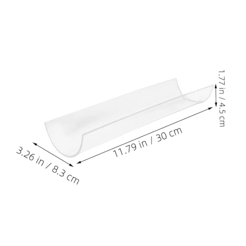 Molde para pastel en forma rectangular acrílico 2 piezas miniatura 2
